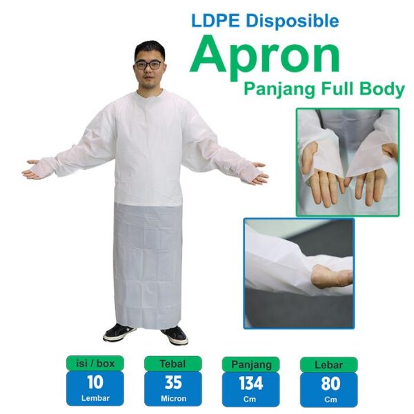 Apron Medis Disposible Full Body