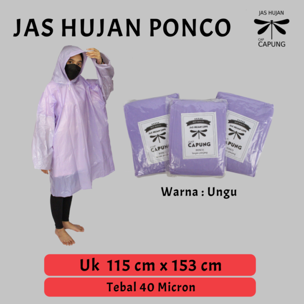 Jas Hujan CAPUNG - Gambar 2